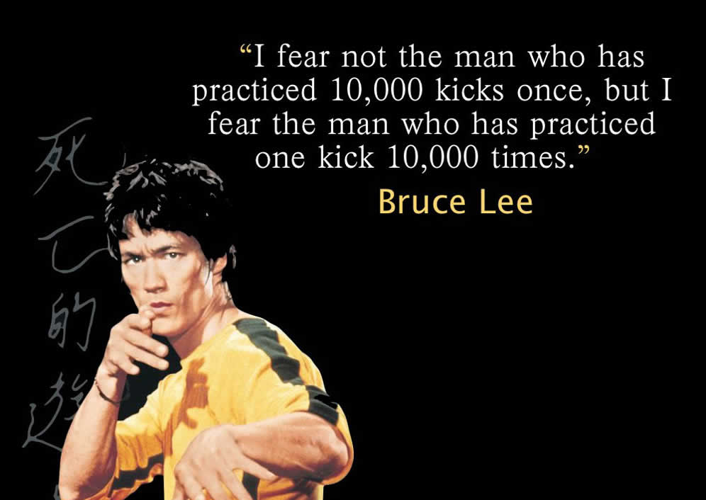 Bruce Lee Quotes - Strong foundations for success