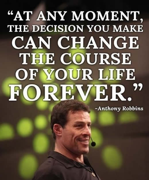Tony Robbins Decisions